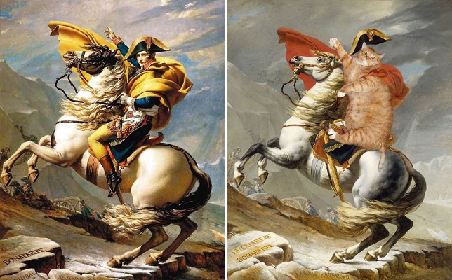 《跨越阿尔卑斯山圣伯纳隘道的拿破仑》《记忆的永恒》为萨尔瓦多