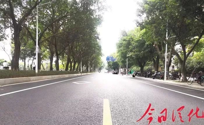 从化街口河滨路升级改造工程基本完成!