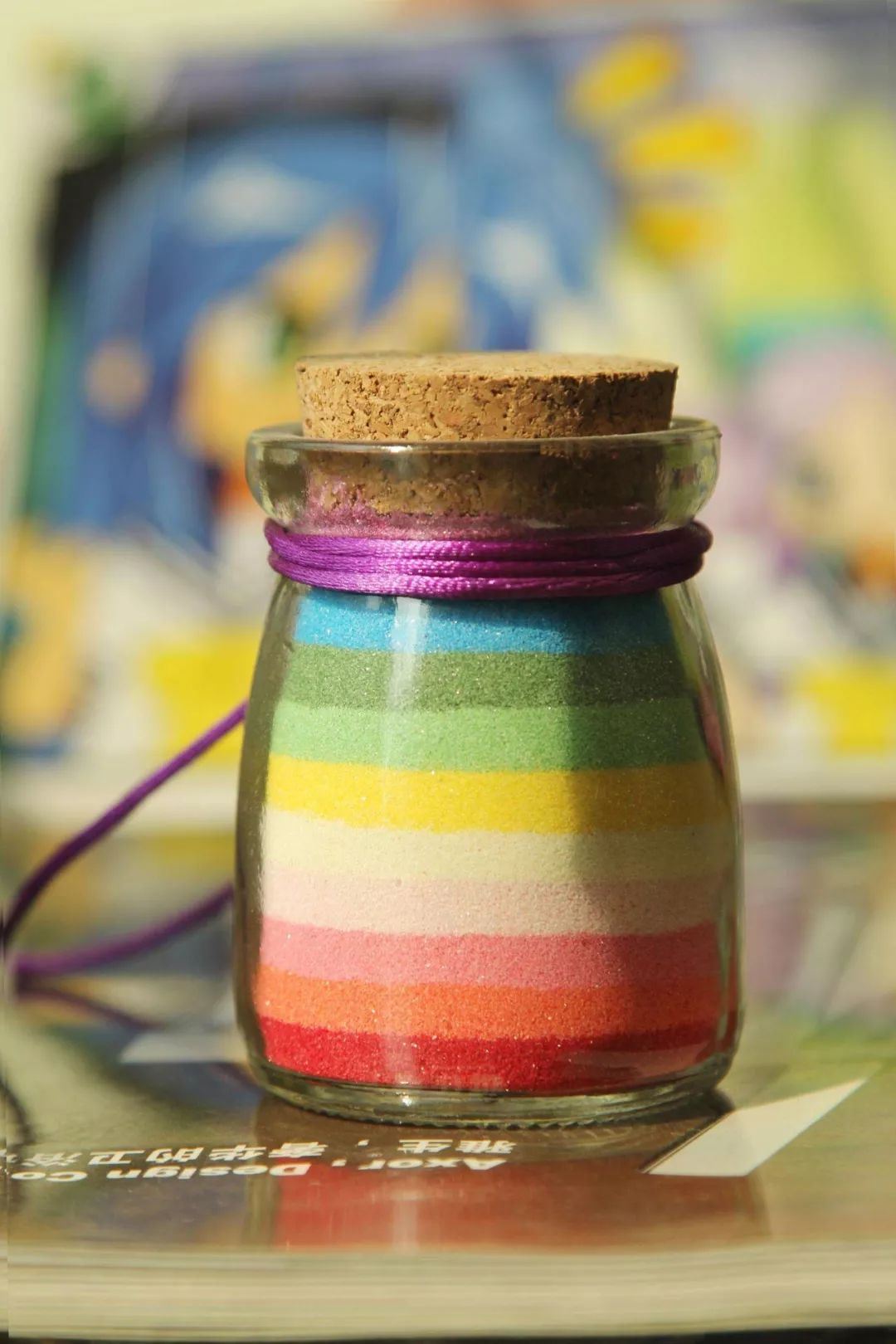 泉ourlife生活创意协会沙瓶画制作