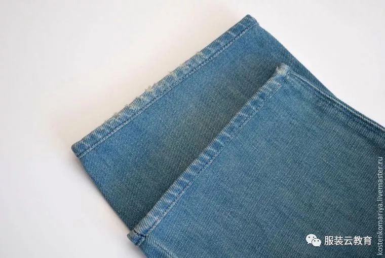 三种保留原始裤脚的牛仔裤改法