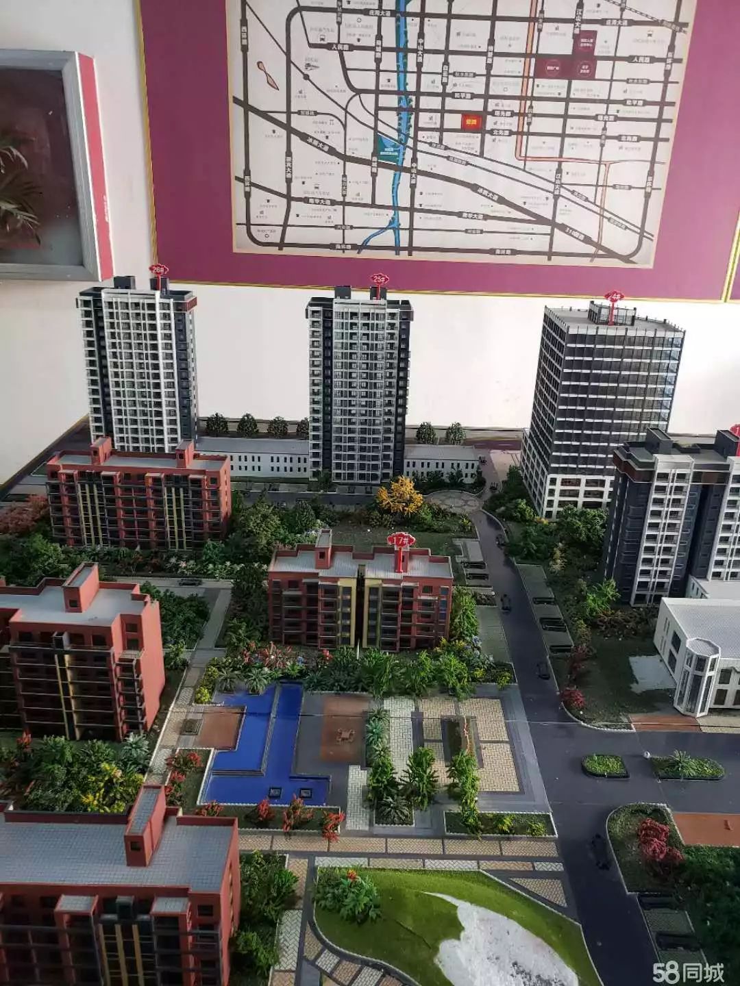 急售格兰艺堡小3室地砖已铺好卫生间.