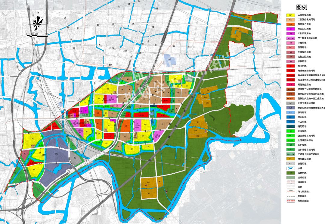 萧山市北规划图图片