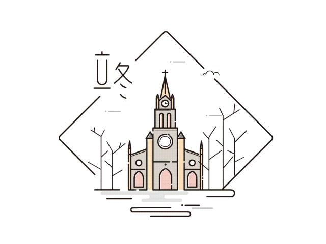 配合二十四节气做了组画面之前用宁波24处地标建筑宁波本土两位年轻