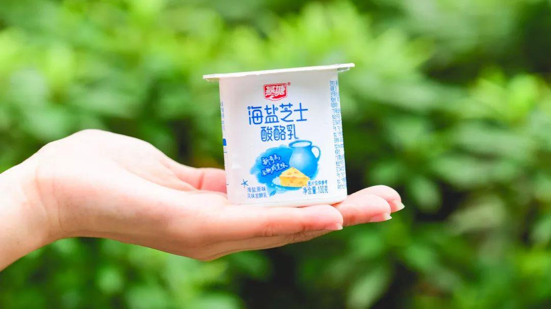 能嚼着吃的海盐芝士酸奶有3种口味在家楼下就能打卡