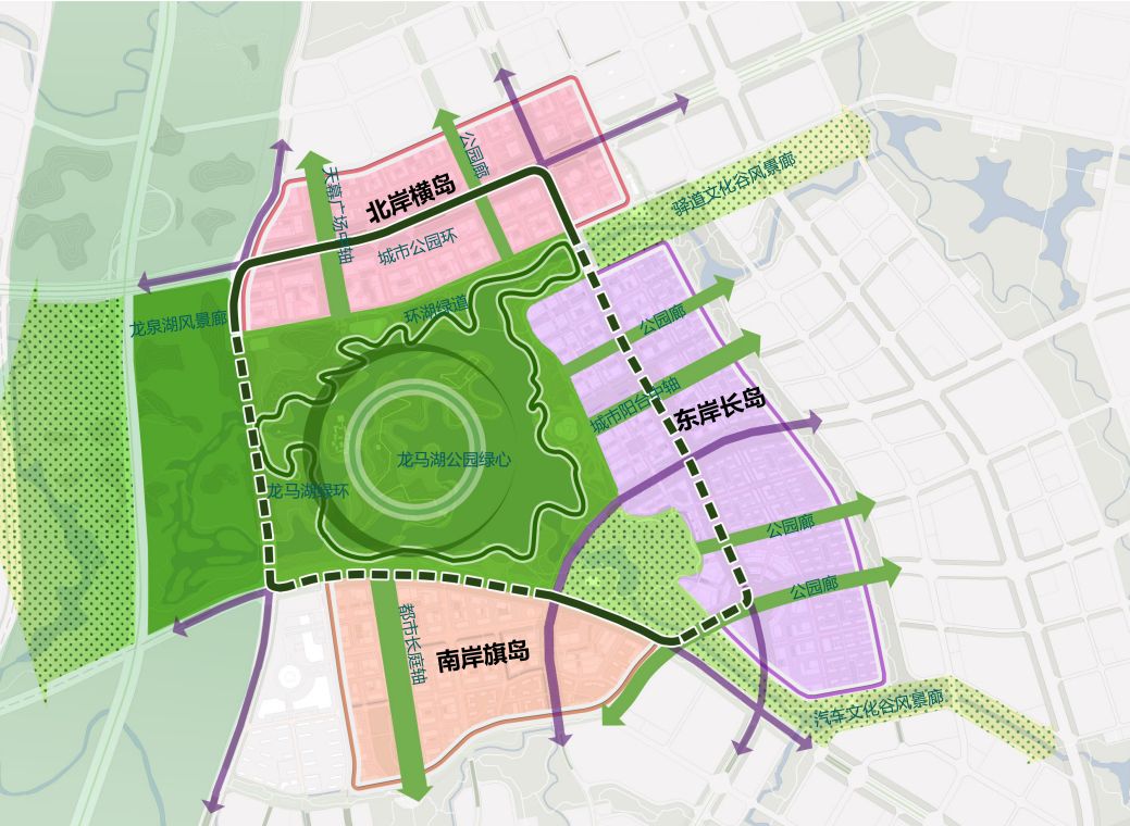 规划结构图简州新城无边界公园城市示范区,还将打造全球最大的核心