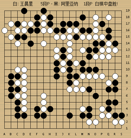 动图棋谱-大师赛围棋团体第5轮 柯洁胜马特乌斯