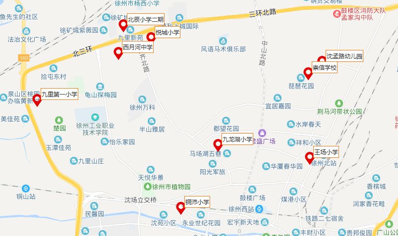 徐州78所新建学校进度,看你家是不是秒变学区房