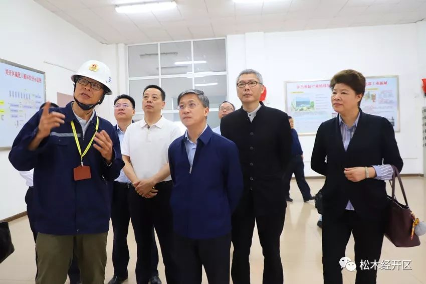 胡旭晟在松木经开区调研承接产业转移