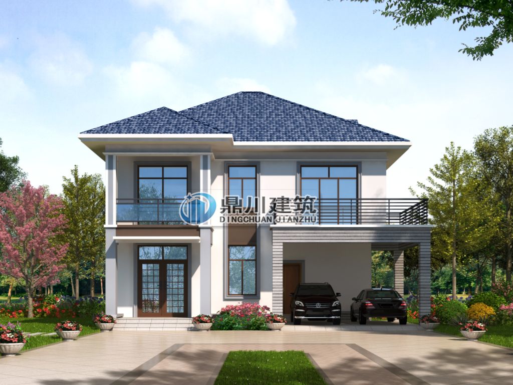 占地150平左右9款农村别墅颜值高户型好建一栋超享受