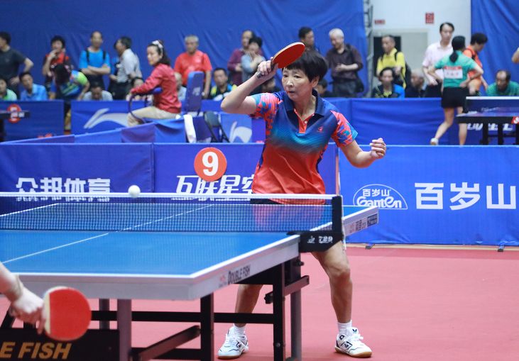 5月17日,在湖北黄石市举行的2019年全国老年人乒乓球交流活动结束了