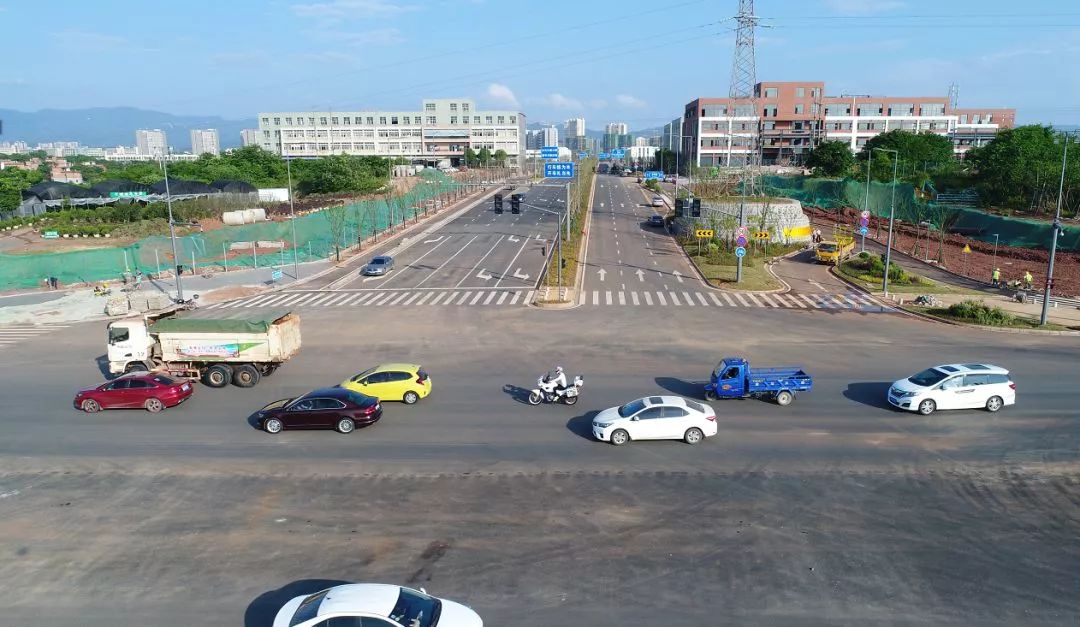 蓉江新區又一條道路正式通車,連接著贛南大道!