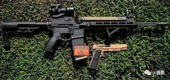 下抛壳武器使用5728mm弹的ar57图集