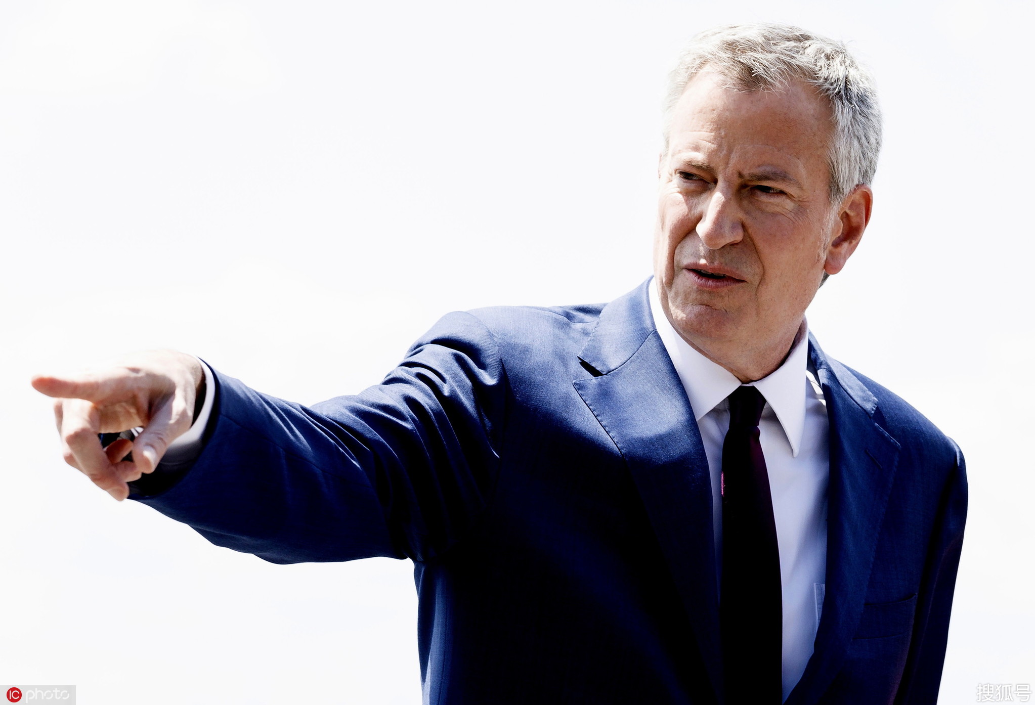 纽约市长白思豪宣布参加2020年美国总统竞选