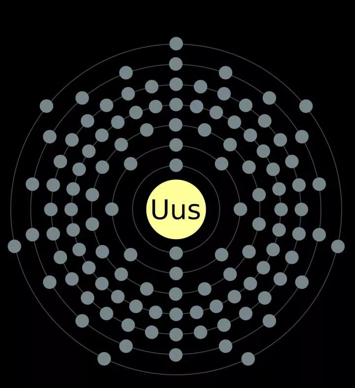 比如说2010年才合成出的117号元素(暂时称为ununseptium,uus)