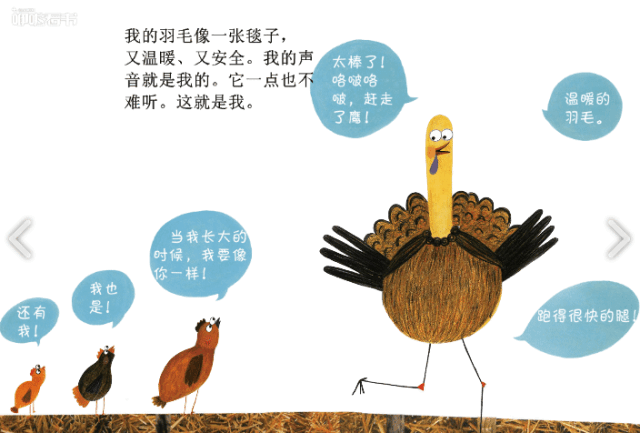 火鸡图图像很多孩子一样,表达出非常缺乏自信的感觉.