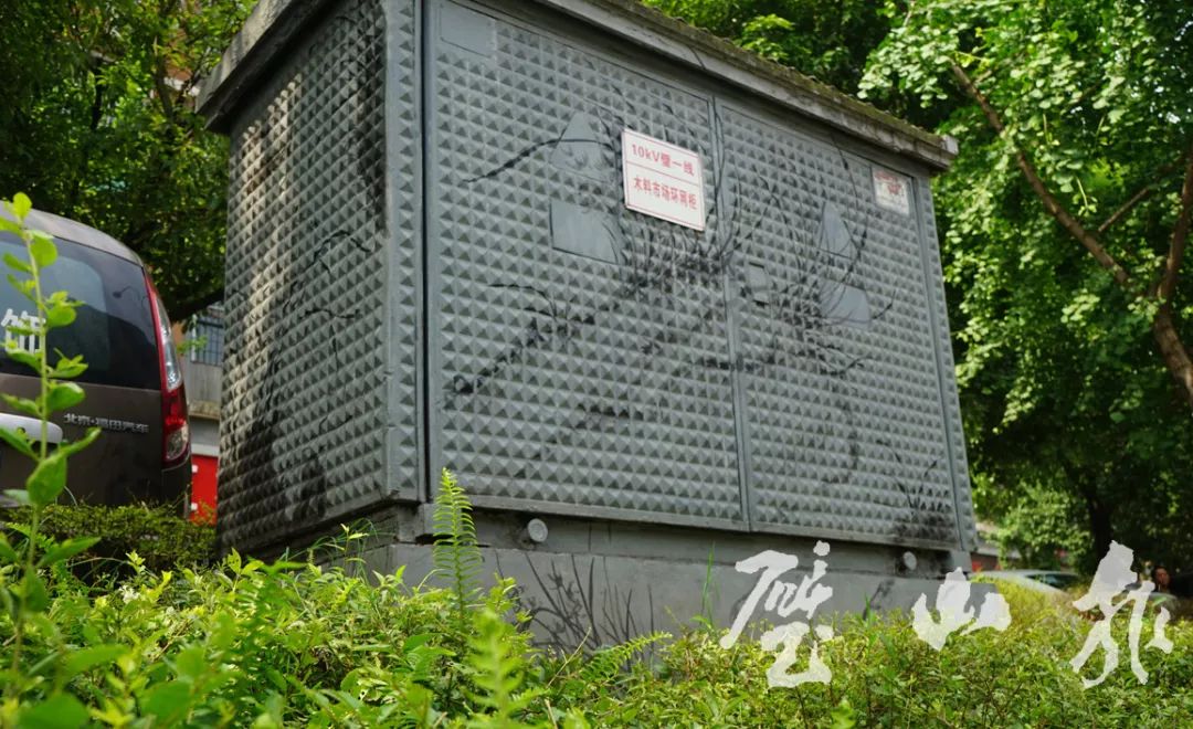 神笔马良璧山街头文艺范的配电箱真漂亮