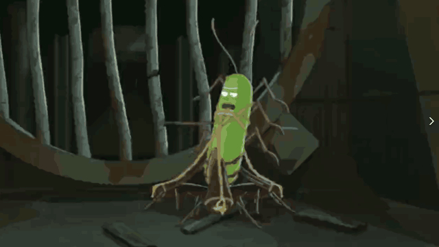 瑞克与莫蒂黄瓜人瑞克制造外骨骼实力逆袭这场比赛很精彩