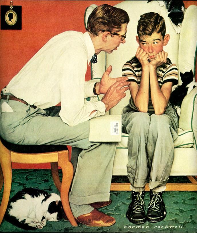 美国著名画家rockwell笔下的20世纪市井生活