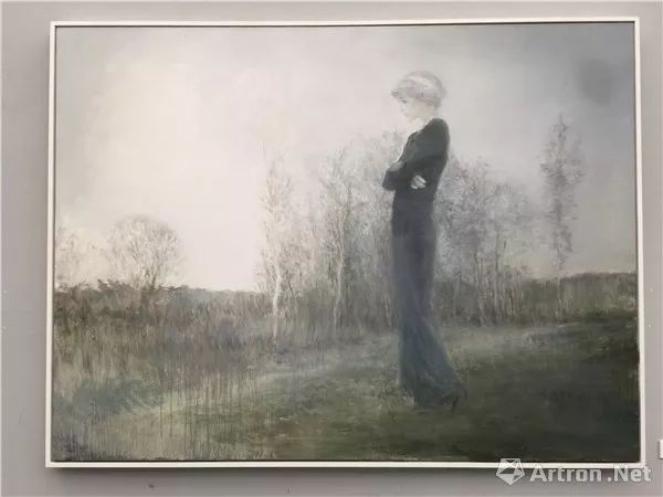 《俄罗斯森林(白银时代)阿赫玛托娃-忧伤》 布面油画 150x200cm 2016