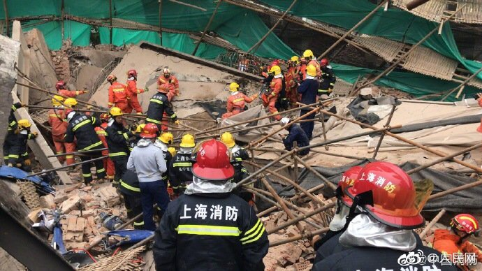 上海厂房坍塌事故现场10人死亡15人受伤智慧工地让安全增添保障