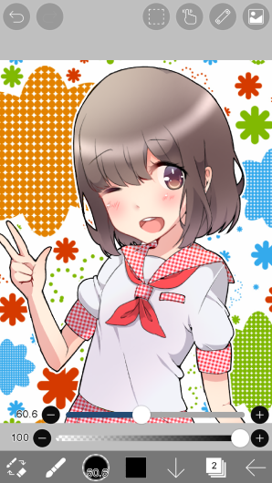 爱笔思画如何用手机绘画之粘贴纹理—手机绘画16