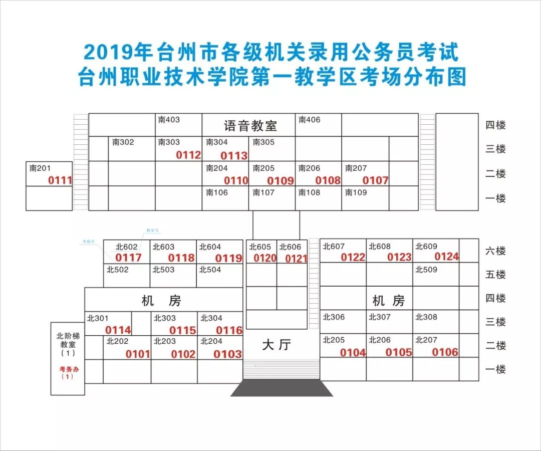 公务员考场座位图图片