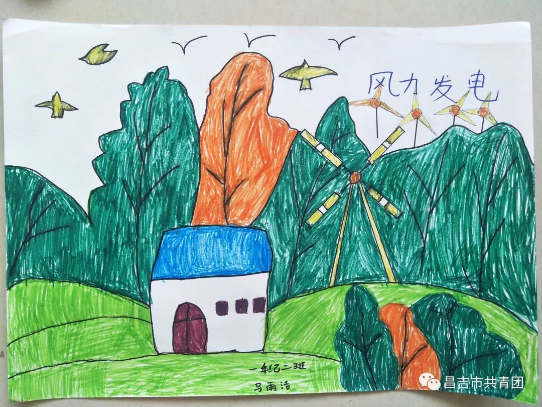《风力发电机》一年级(2)班 马雨洁指导教师:王艳红§§《地球吸尘器