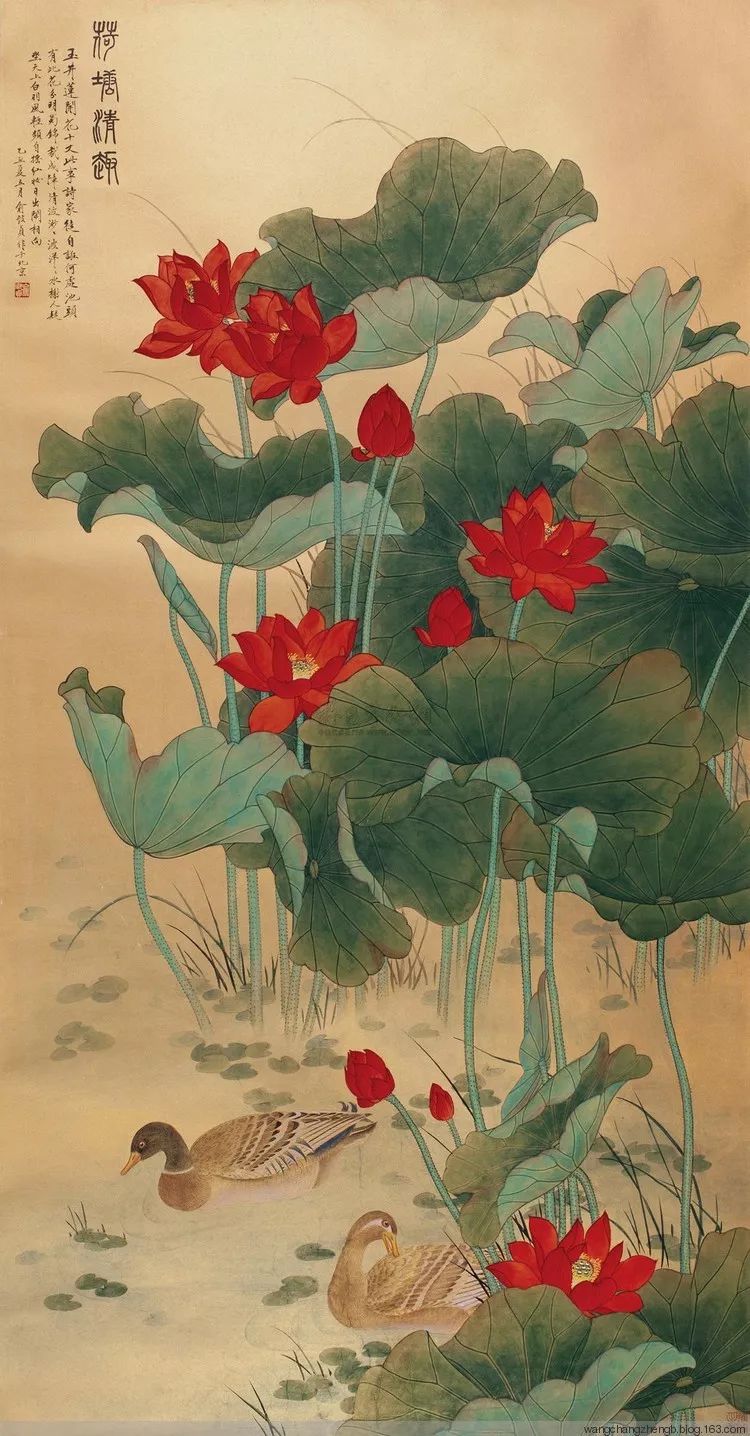 俞致贞工笔花鸟欣赏(五)