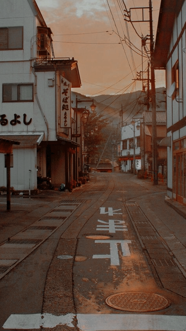 手机壁纸高清丨风景街道夜景丨扎心情感短句