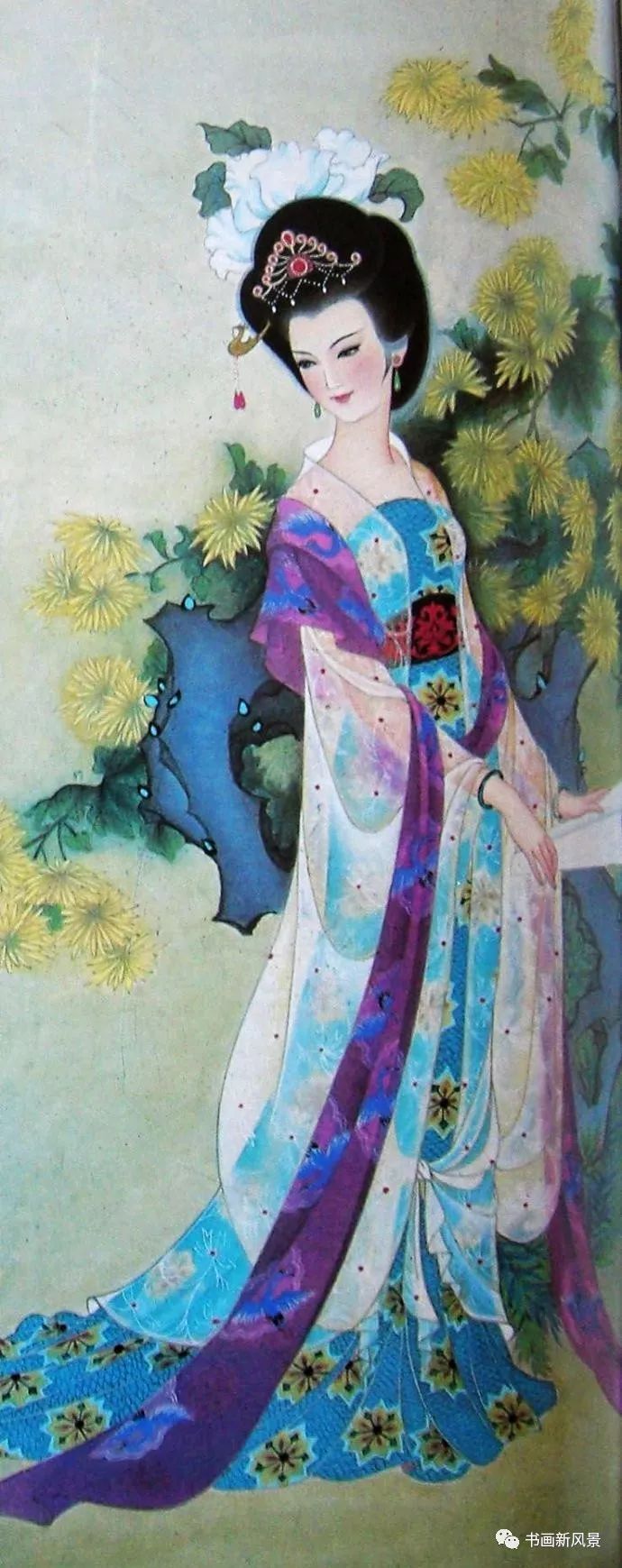 这些仕女画光彩照人