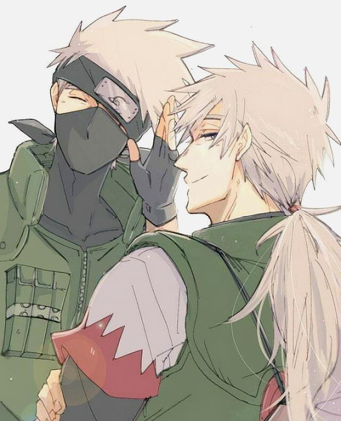 火影忍者卡卡西真的越来越像他的父亲了那个木叶的白色獠牙