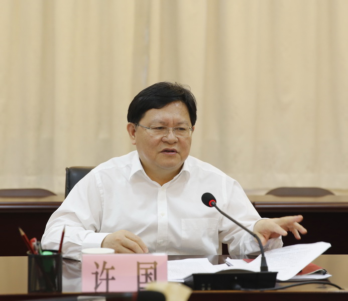 宣讲"粤港澳大湾区",部署治水工作,副市长许国赴市