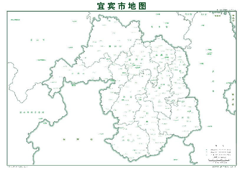 筠连县行政区划图图片