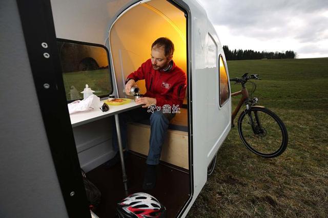 自行车房车3万一台可折叠可变形实用性还挺高