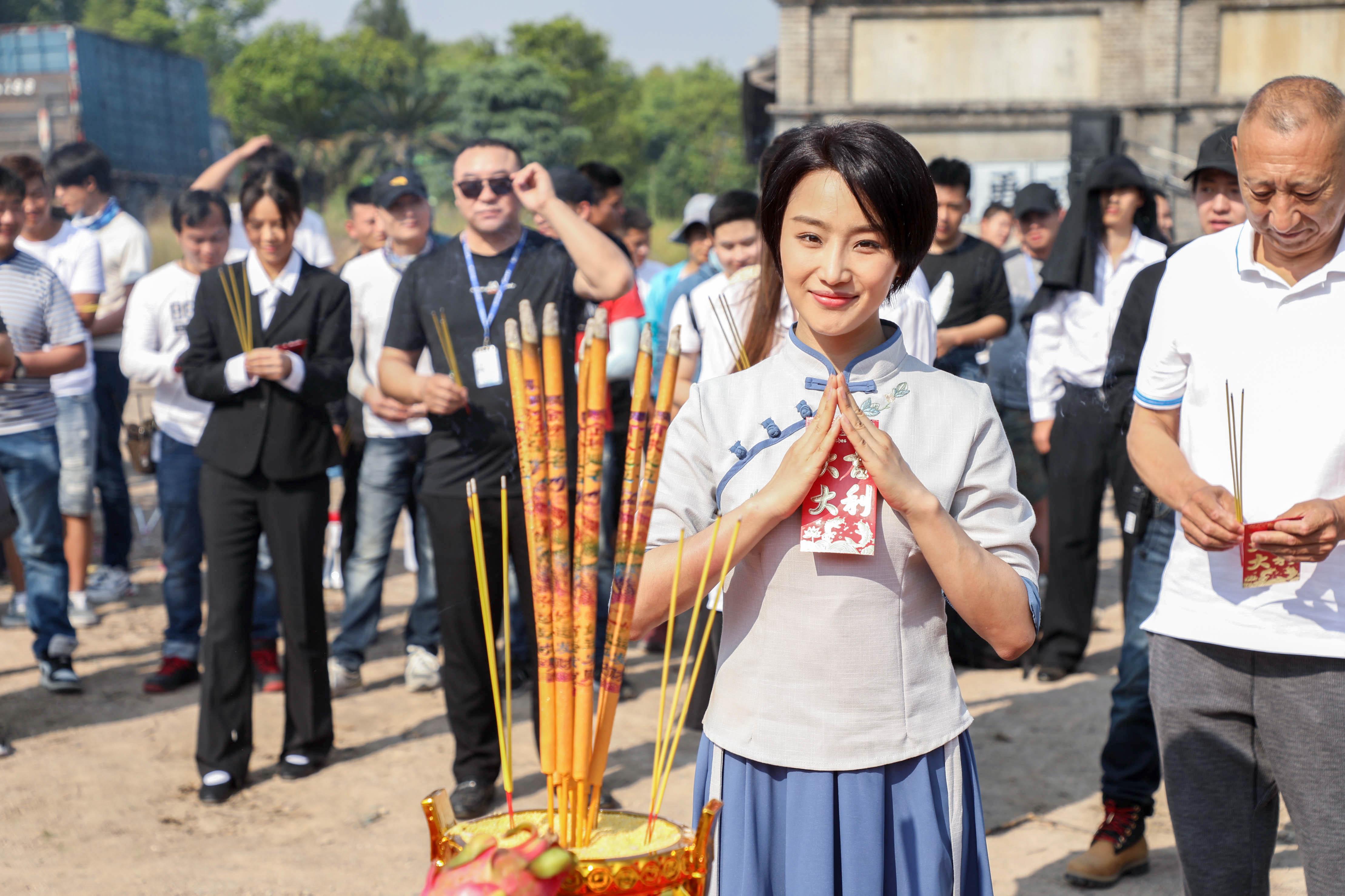 动作电影京武侠影横店开机演员洛晨舒实力担当女一号