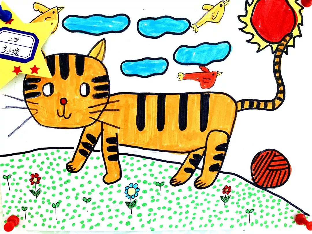 可爱的猫咪——记国际部双语美术作业展