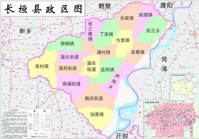 长垣县芦岗乡各村地图图片