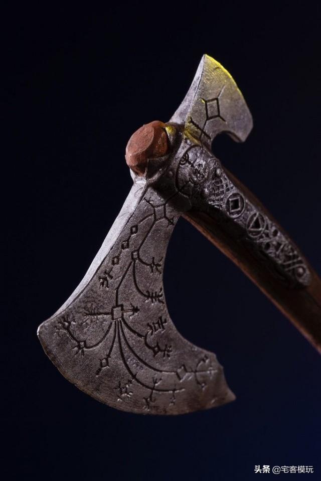 模玩资讯:mondo《战神》克雷多斯 kratos 1/6 比例人偶作品_武器