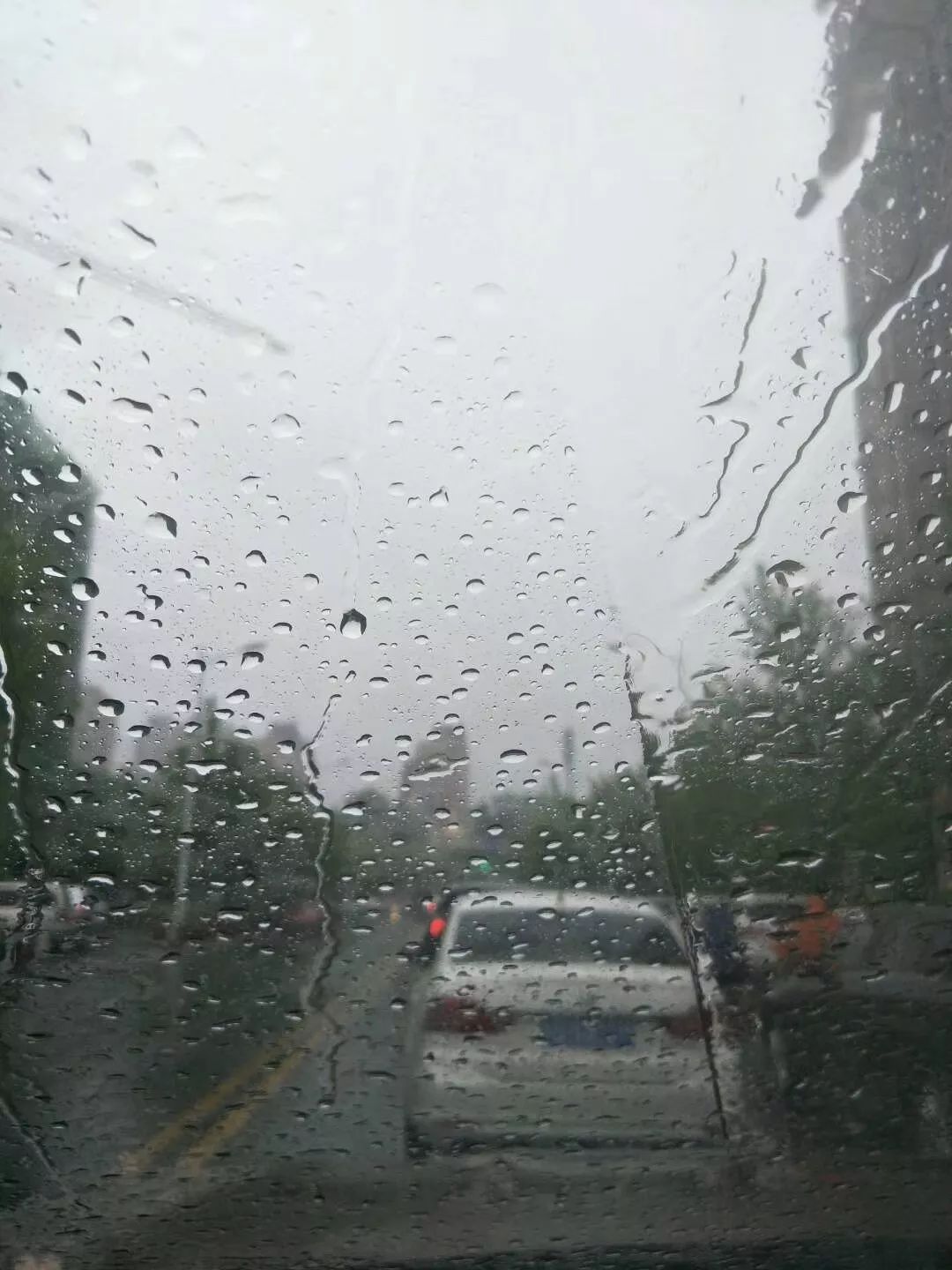 青岛今早瓢泼大雨电闪雷鸣堵车迟到担心的事还是发生了视频多图