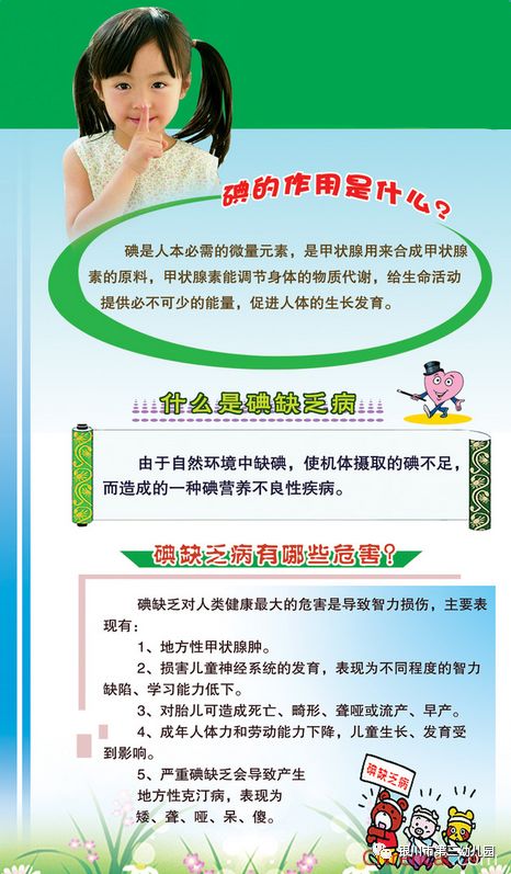 多多少少都是爱,健健康康都是美——银川三幼"防治碘缺乏病日"宣传