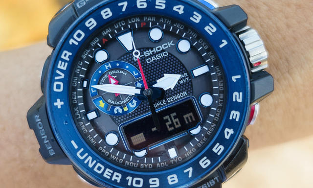 卡西欧gshock航海系列gwn1000b腕表实测