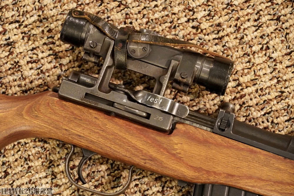 二战德国gk43狙击步枪美国华人展示收藏的珍贵古董枪械