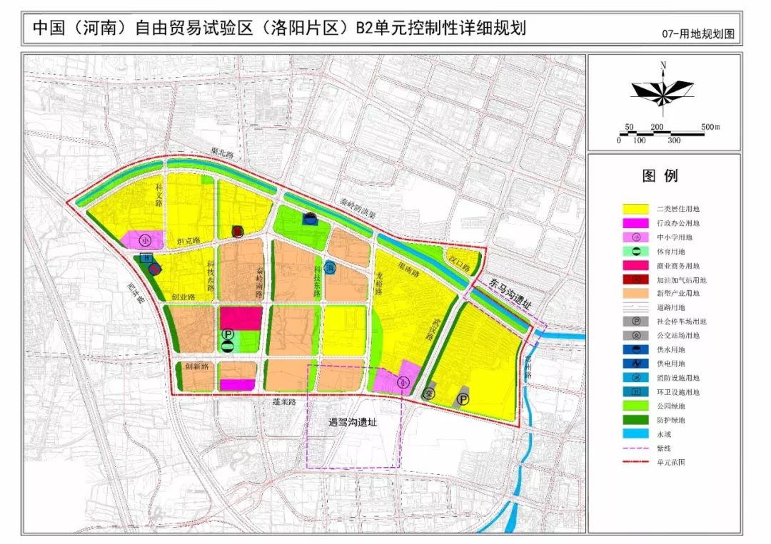 洛阳关林步行街规划图图片