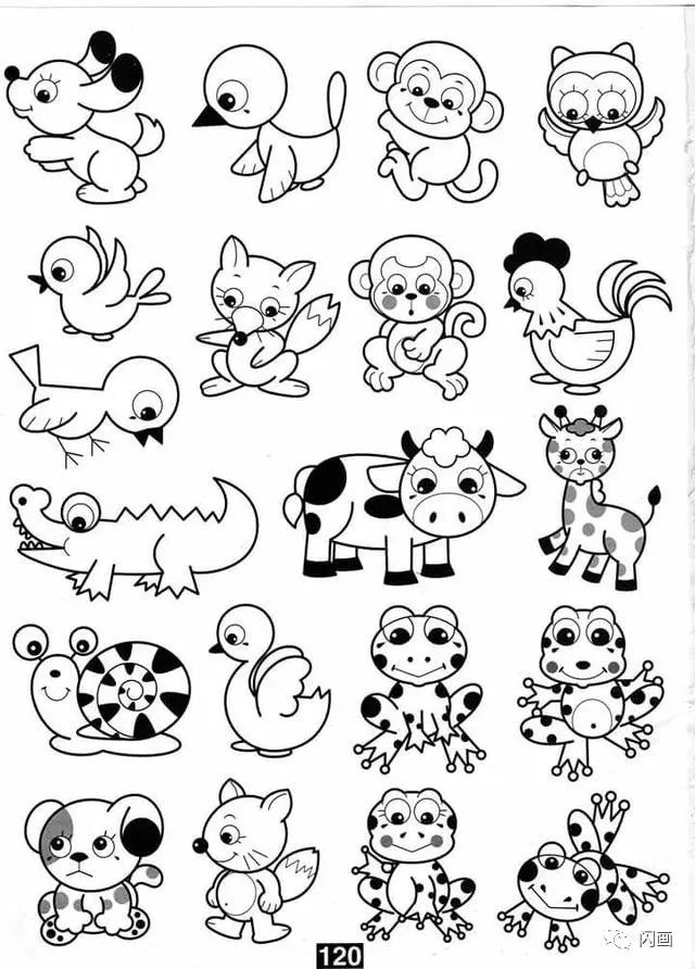 各种小动物的100种画法