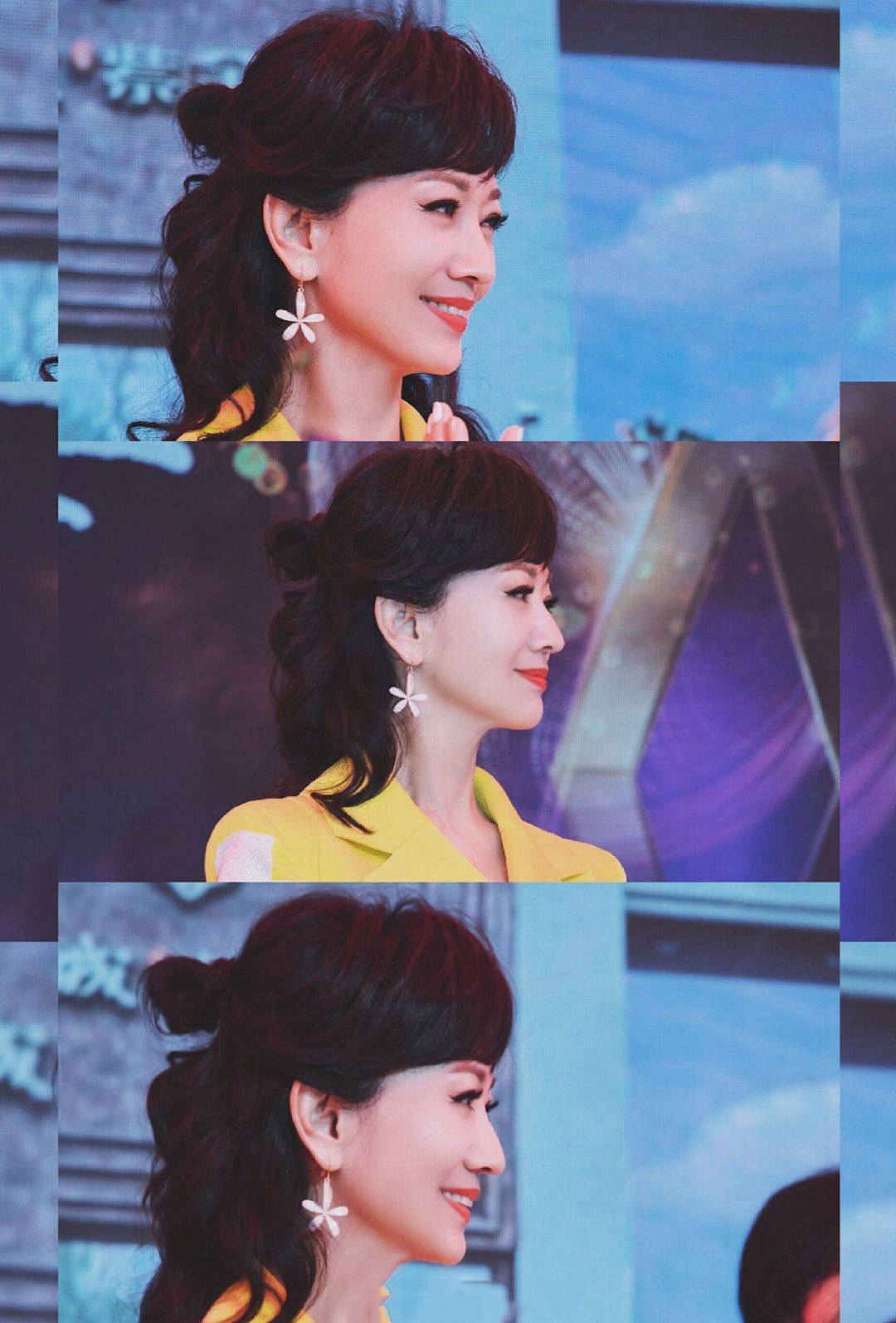 64岁赵雅芝晒新鲜美照,水仙花耳环点缀吸人眼球,一般人难以驾驭