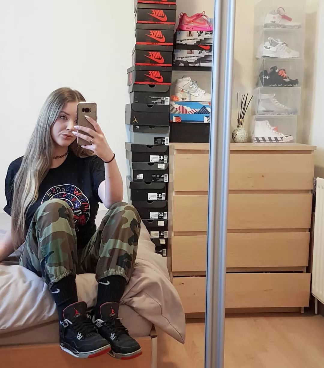instagram上的用户们都怎么穿这双airjordan4bred