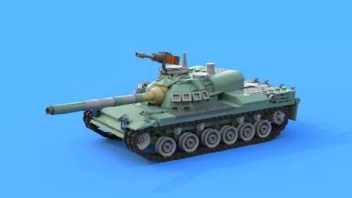 lego乐高tr85m1主战坦克moc告诉你有图纸哦