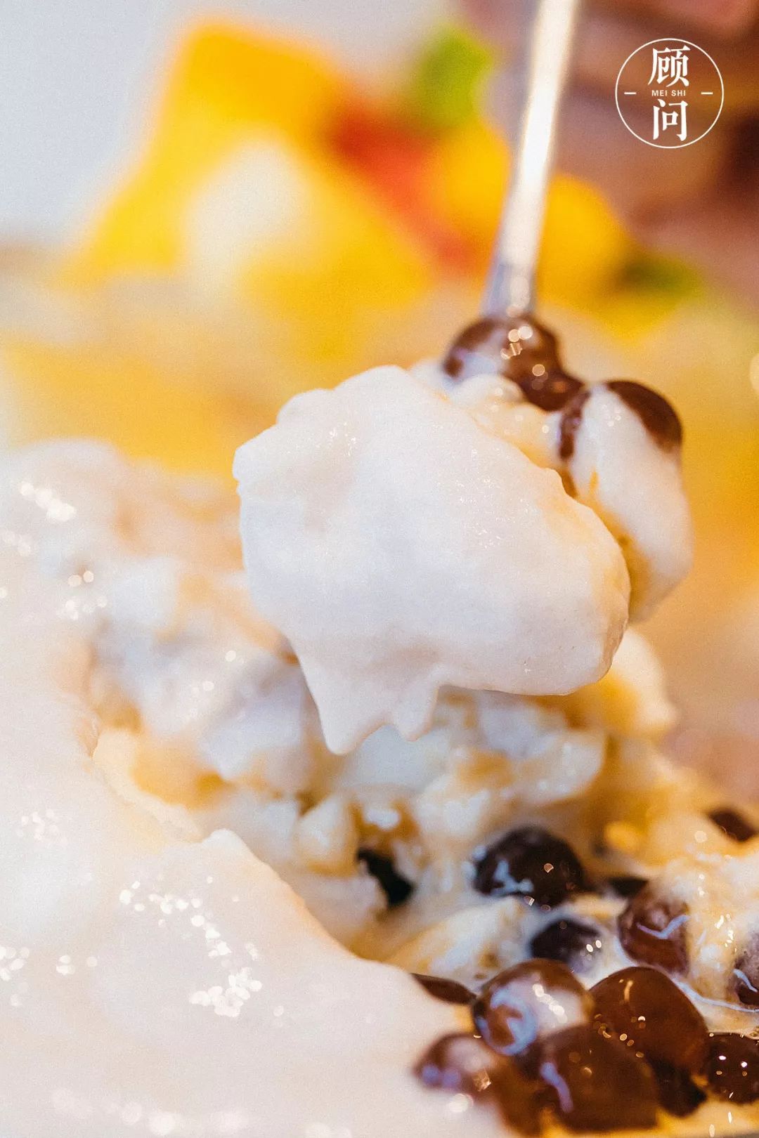 鼻子靠近一闻,能闻到一股特有的香芋味道,淡淡的,每一口芋泥都值得你