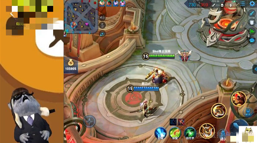 打破这个纪录的就是虎牙的浣熊君,他这局打的时间非