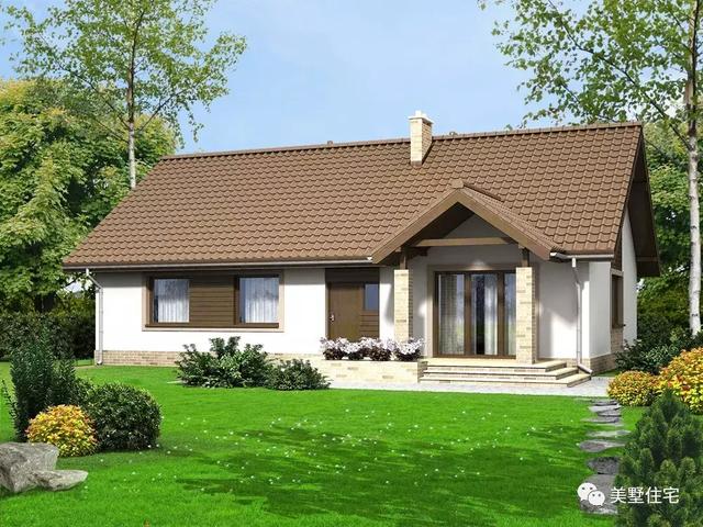 别拿一层不当别墅,精选20款一层农村别墅,人人都能建